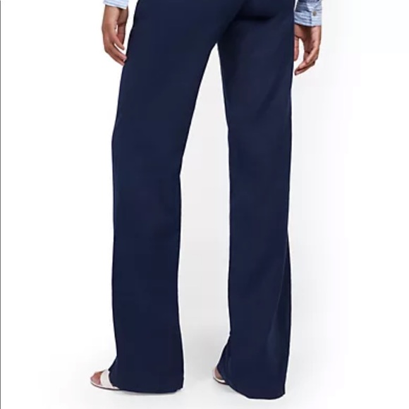 New York & Co. Linen Wide Leg Pants - Picture 4 of 7